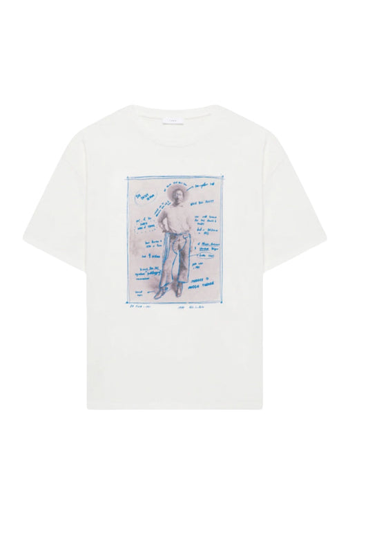 Bill Cowboy T-Shirt in White