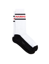 Load image into Gallery viewer, Marni Logo Socks in White