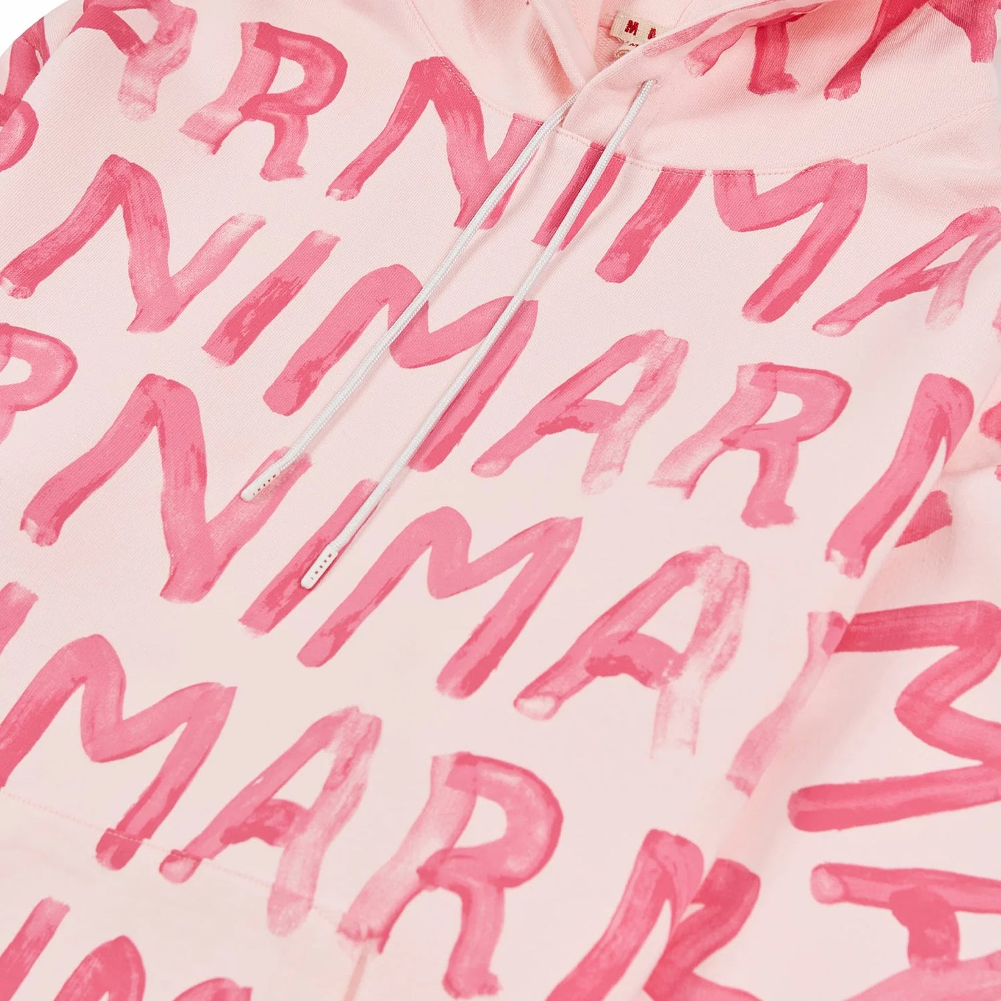 Painted Logo Hoodie in Pink
