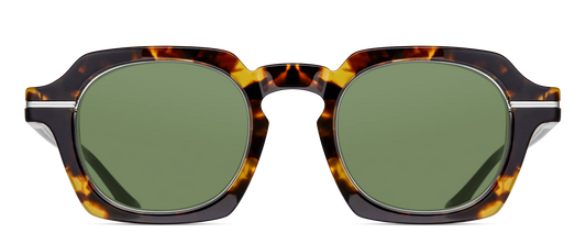 M2055 in Tokyo Tortoise/Brushed Silver/Sage Green
