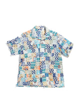 Load image into Gallery viewer, Camp Shirt in Ethno Print Patchwork