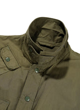 Load image into Gallery viewer, Explorer Shirt Jacket in Olive PC Coated Cloth
