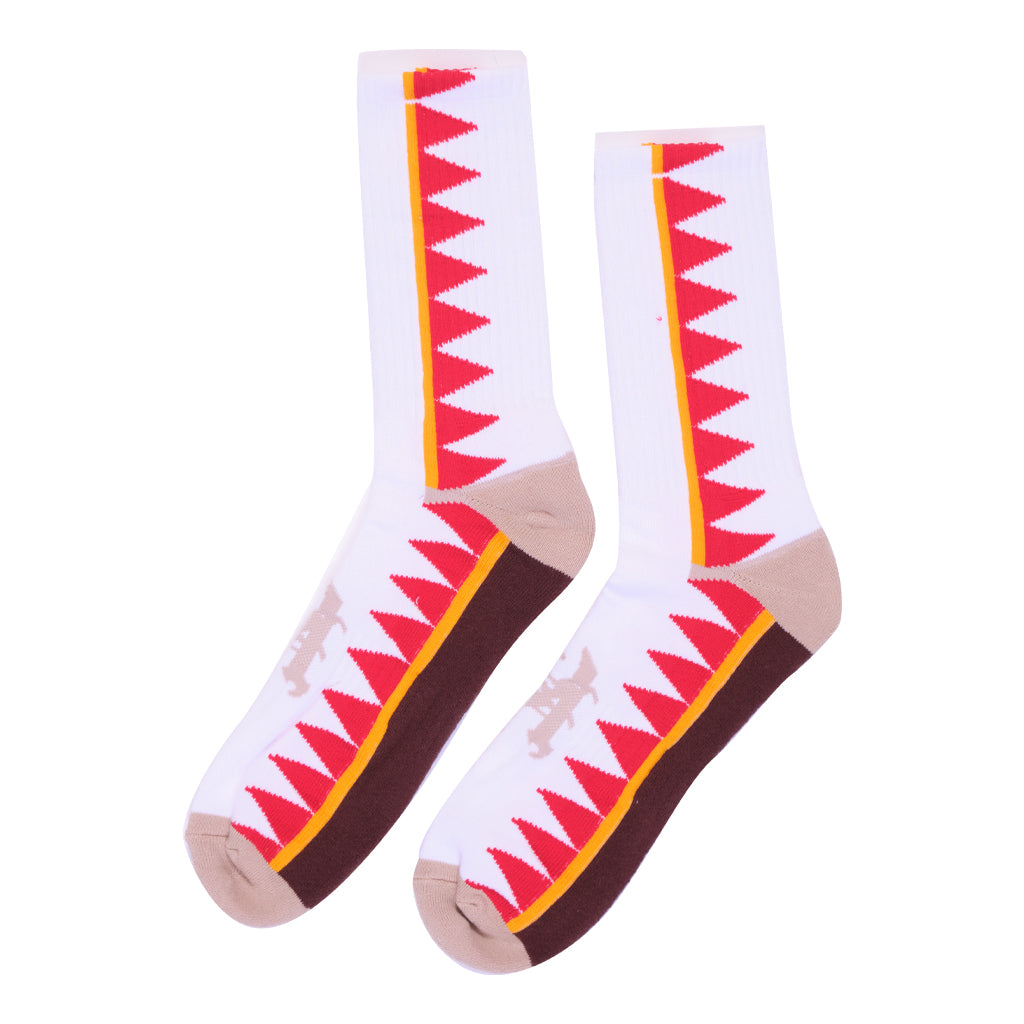 Flight Socks in White