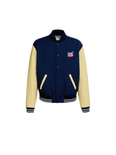 Load image into Gallery viewer, Varsity Jacket in Calvary Blue
