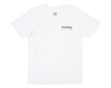Load image into Gallery viewer, Manifest Logo T-Shirt in White