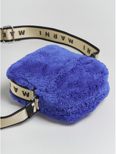 Load image into Gallery viewer, Shearling Shoulder Bag in Blue