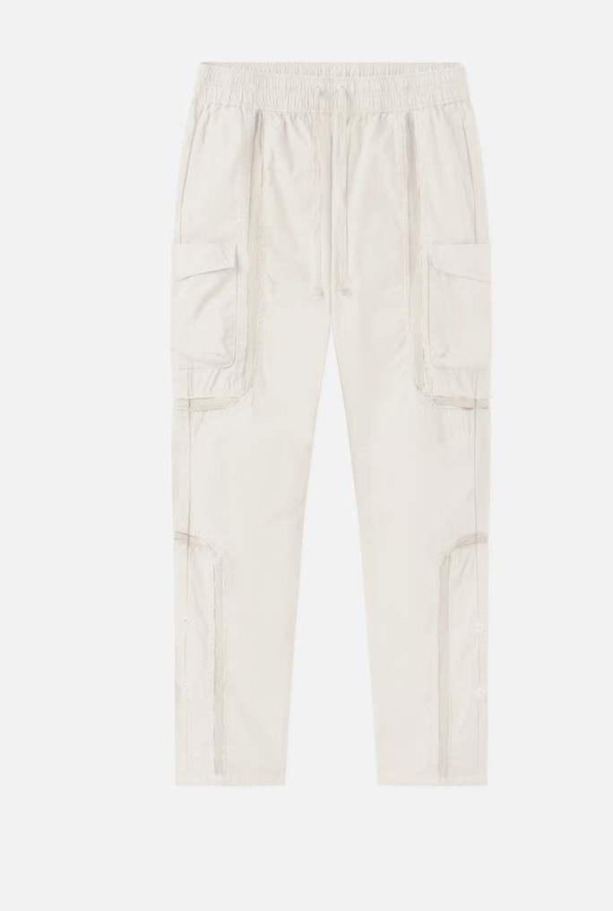 Something New X Naomi Anwer cargo pants in cream | ASOS