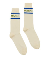 Load image into Gallery viewer, Techno Logo Socks in Light Yellow