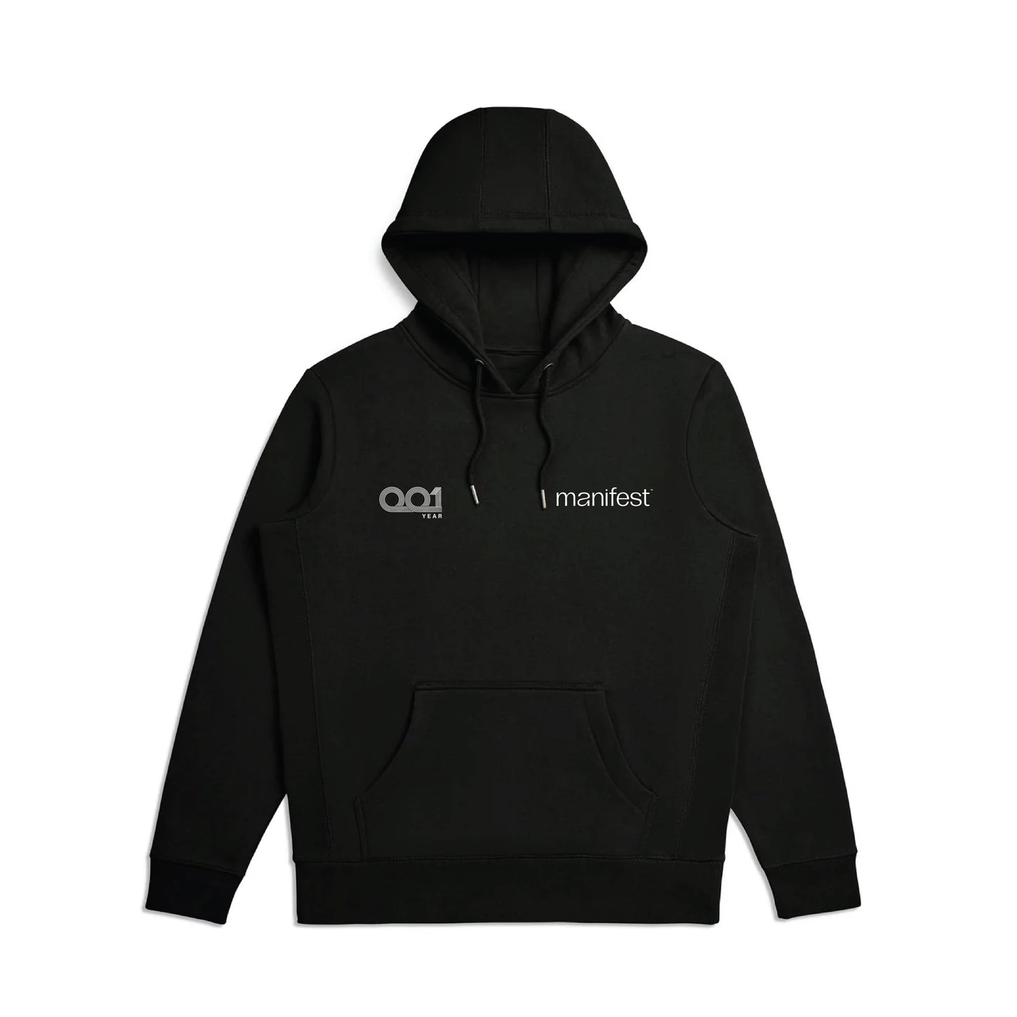 001 Year Anniversary Hoodie in Black