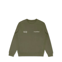 Load image into Gallery viewer, 001 Year Anniversary Crewneck in Olive